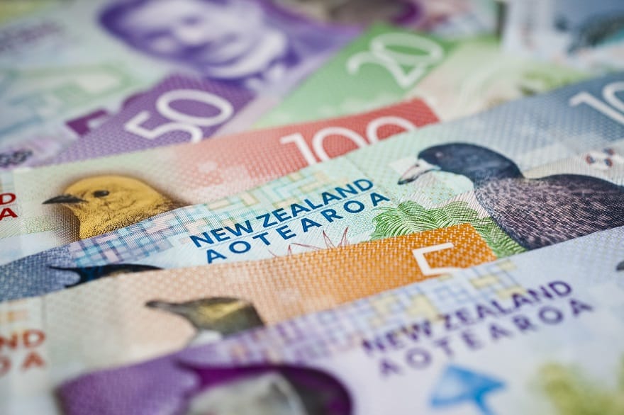 New Zealand Currency NZD, New Zealand Dollars. Bank notes