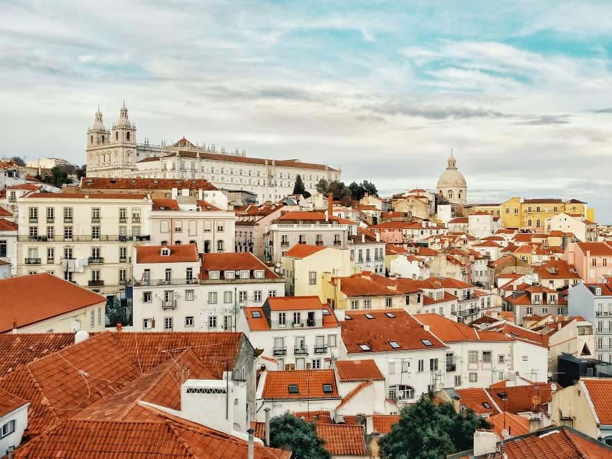 Moving to Portugal - Lisbon rooftops, Portugal.