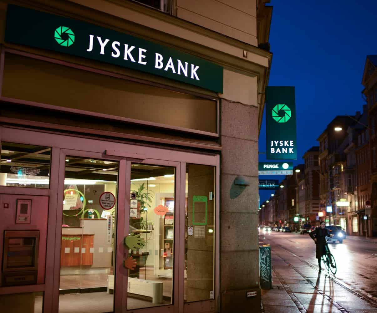 Jyske Bank A/S bank branch in Copenhagen, 